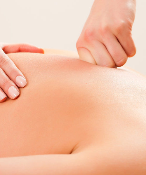 Registered massage therapy session at TruChange in Cambridge, Ontario